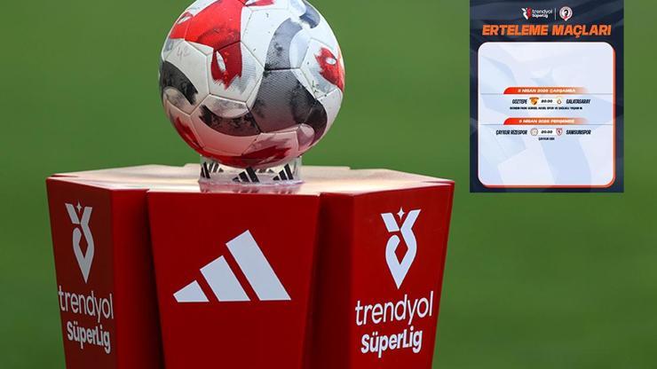 Süper Lig’de erteleme maçlarının tarihleri açıklandı