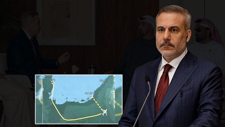  Uçağın rotası dikkat çekti