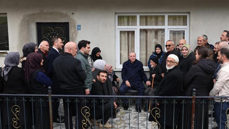  Cumhurbaşkanı Erdoğan komşuları ile bir araya geldi