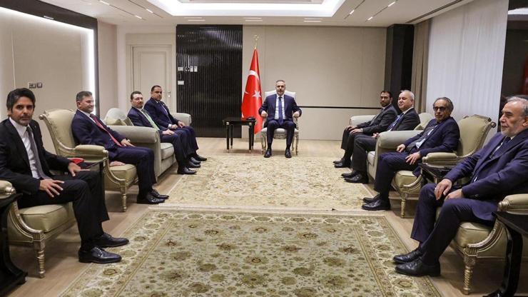 Dışişleri Bakanı Hakan Fidan büyükelçileri kabul etti