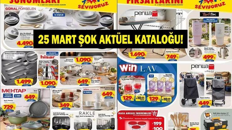 25 MART ŞOK AKTÜEL KATALOĞU: 25-31 Mart Şok Aktüel Kataloğunda Neler Var Bu Hafta Hangi Ürünler İndirimde