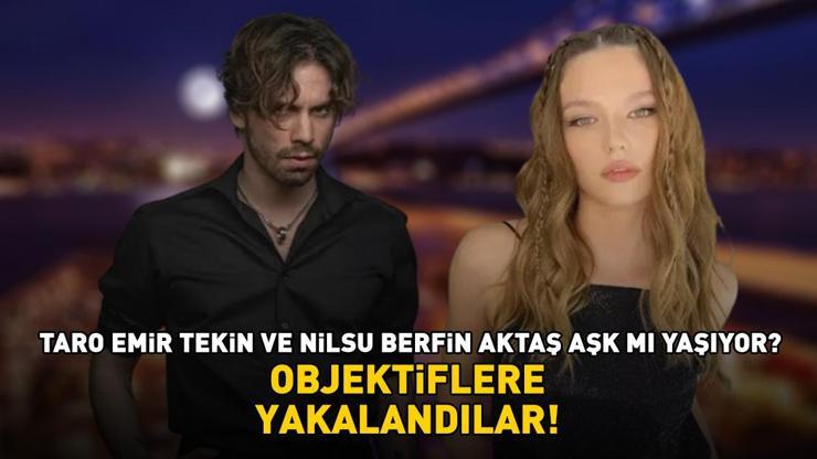 Taro Emir Tekin ve Nilsu Berfin Aktaş aşk mı yaşıyor? Objektiflere yakalandılar!