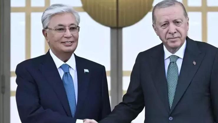 Cumhurbaşkanı Erdoğan, Kasım Cömert Tokayev ile görüştü