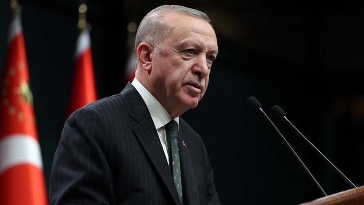 Cumhurbaşkanı Erdoğan'dan şehit ailelerine başsağlığı mesajı
