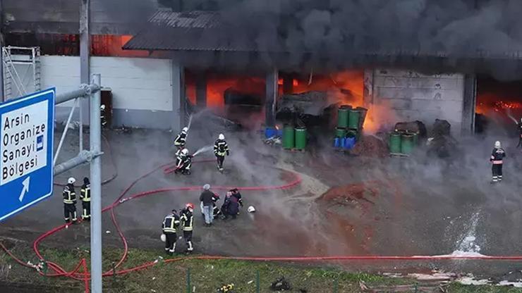 Trabzon'da fındık fabrikasında yangın! Valilikten açıklama Trabzon'da fındık fabrikasında yangın! Valilikten açıklama