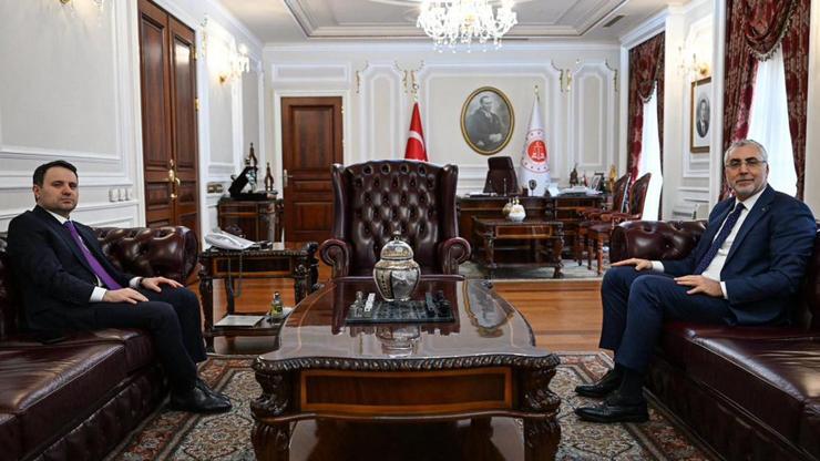 Bakanlar Gürlek ve Işıkhan bir araya geldi Bakanlar Gürlek ve Işıkhan bir araya geldi