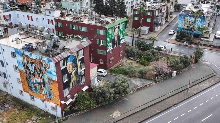 Toroslar’da açık hava müzesi Binalar sanatla yeniden doğdu