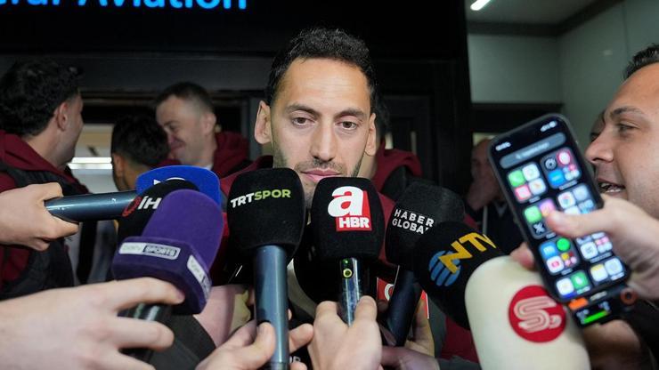 Ay-yıldızlılar, yurda döndü | Hakan Çalhanoğlu: Çok gururluyuz