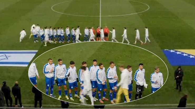 Bosna Hersek'in genç yıldızları, İsrailli oyuncuların elini sıkmadı