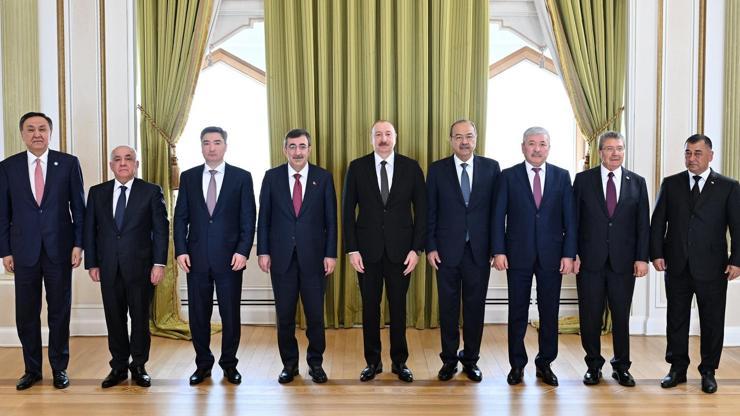 Cumhurbaşkanı Yardımcısı Yılmaz, Azerbaycan Cumhurbaşkanı Aliyev ile görüştü