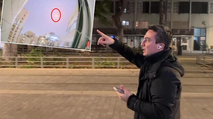 CNN TÜRK SAHADA… Tel Avivde canlı yayında patlama sesleri