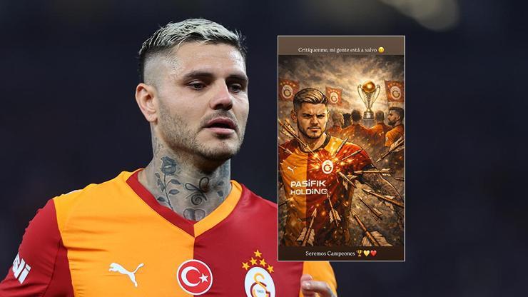 Tepkiler sonrası Mauro Icardiden flaş paylaşım