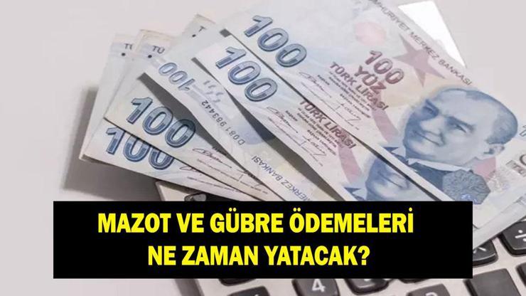 MAZOT GÜBRE DESTEĞİ ÖDEME TARİHİ NİSAN 2026: Mazot ve gübre desteği ne zaman yatacak? Tarımsal destek ödemeleri yattı mı? Çiftçi destek ödemesi sorgulama ekranı