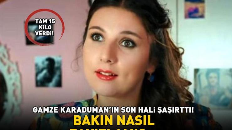 Tam 15 kilo verdi Gamze Karadumanın son hali şaşırttı Ünlü oyuncu bakın nasıl zayıflamış...