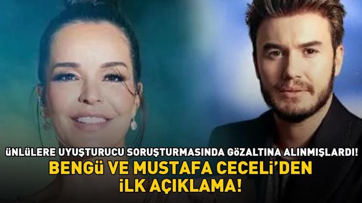 Ünlülere uyuşturucu soruşturmasında gözaltına alınmışlardı! Bengü ve Mustafa Ceceli'den ilk açıklama!