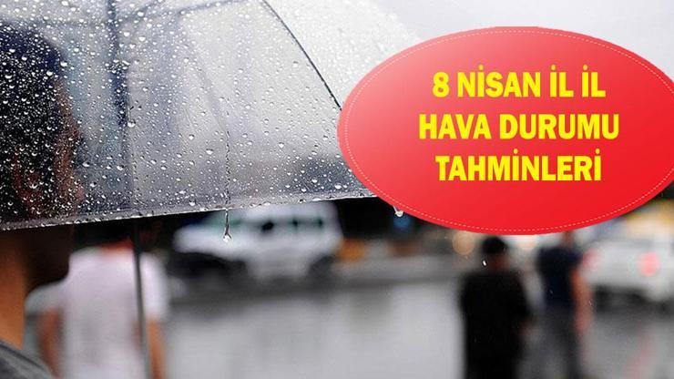 8 Nisan hava durumu tahminleri: İstanbulda yağmur yağacak mı İl il hava durumu tahminleri: Kar ve yağmur uyarısı