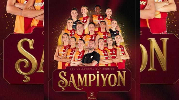 SON DAKİKA | CEV Kupası şampiyonu Galatasaray SON DAKİKA | CEV Kupası şampiyonu Galatasaray