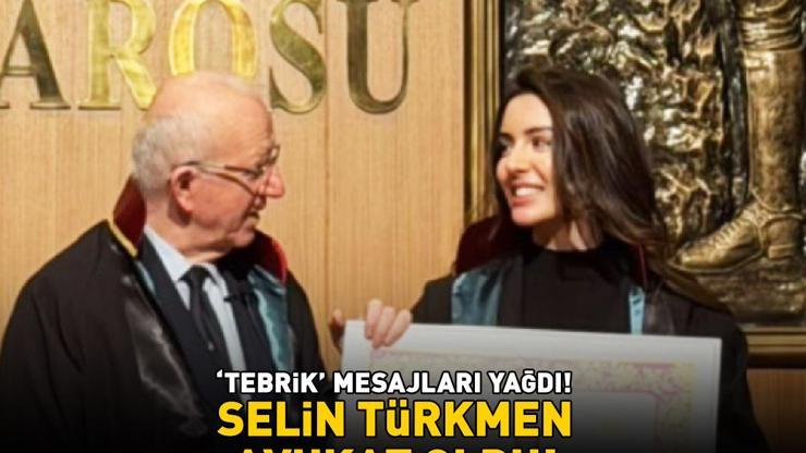 TEBRİK MESAJLARI YAĞDI Kızılcık Şerbetinin Çimeni Selin Türkmen avukat oldu