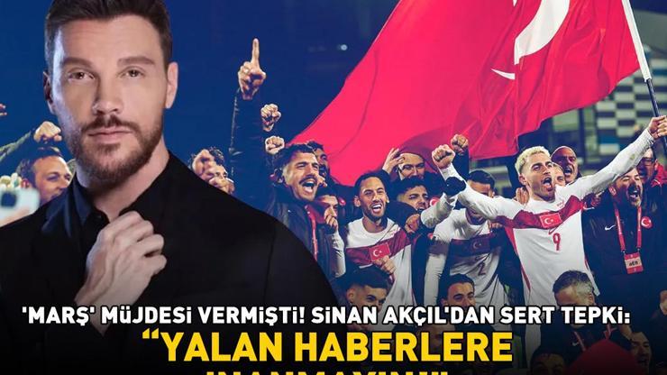2026 Dünya Kupası heyecanı Milli Takım için marş müjdesi veren Sinan Akçıldan sert tepki: Yalan haberlere inanmayın