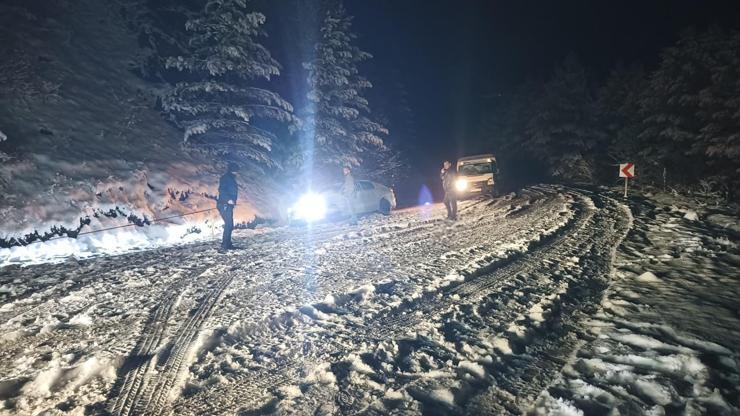 Kastamonu'da nisan karı Kastamonu'da nisan karı