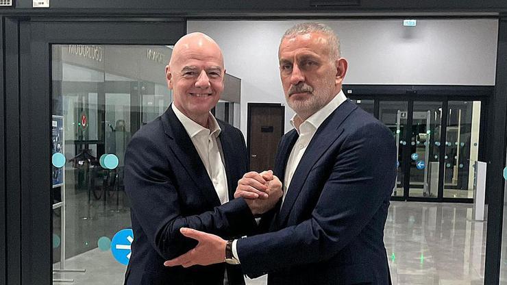 FIFA Başkanı Gianni Infantino, açılış töreni için İstanbul'da