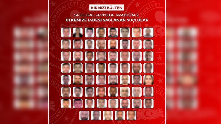 SON DAKİKA... Aranan 61 suçlu Türkiye'ye getirildi