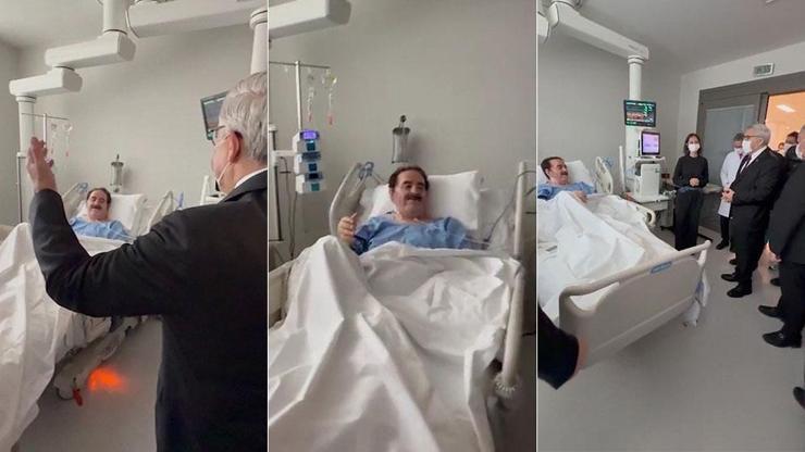 AK Parti Genel Başkan Yardımcısı Yayman, İbrahim Tatlısesi hastanede ziyaret etti