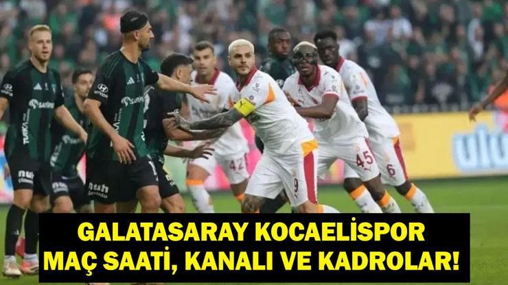 GALATASARAY KOCAELİSPOR MUHTEMEL 11| Galatasaray Kocaelispor maçı ne zaman, saat kaçta, hangi kanalda? Osimhen oynayacak mı?