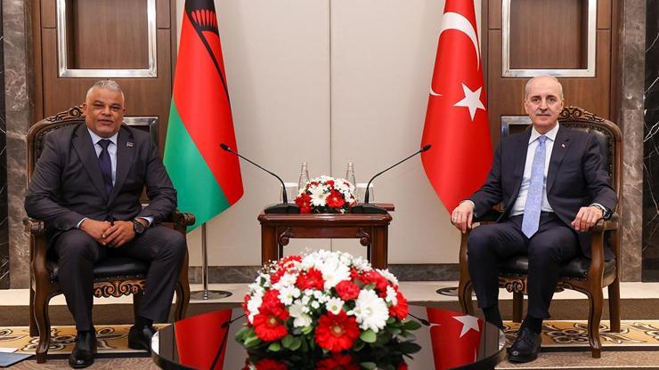 TBMM Başkanı Kurtulmuş, Malavi Ulusal Meclisi Başkanı Suleman ile görüştü