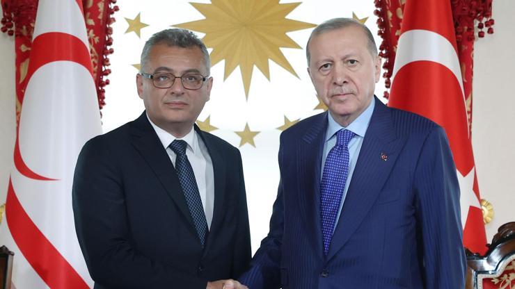 Cumhurbaşkanı Erdoğan, Erhürman ile bir araya geldi Cumhurbaşkanı Erdoğan, Erhürman ile bir araya geldi