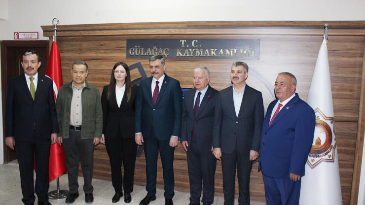 Bakan Çiftçi, kaymakamlık yaptığı ilk görev yeri olan ilçeyi ziyaret etti