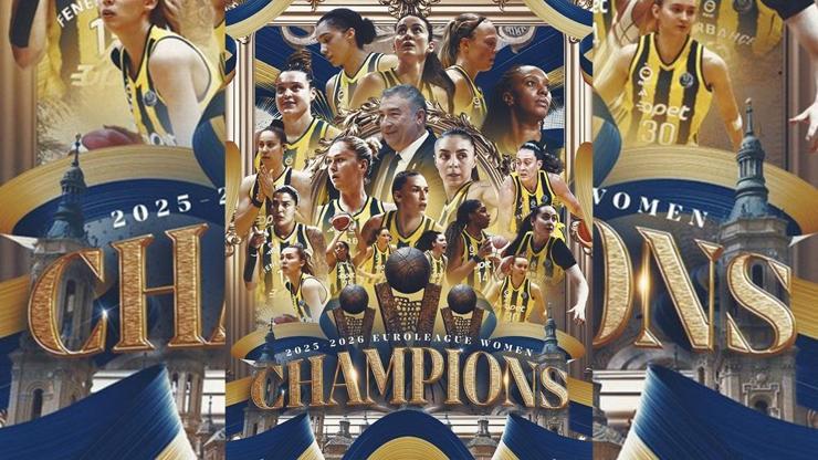SON DAKİKA | Kadınlar EuroLeague’de şampiyon Fenerbahçe