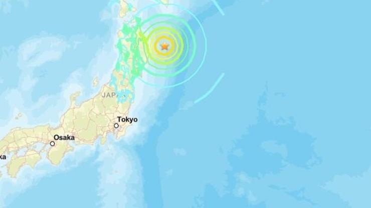 SON DAKİKA... Japonyada 7.4 büyüklüğünde deprem: Tsunami uyarısı geldi