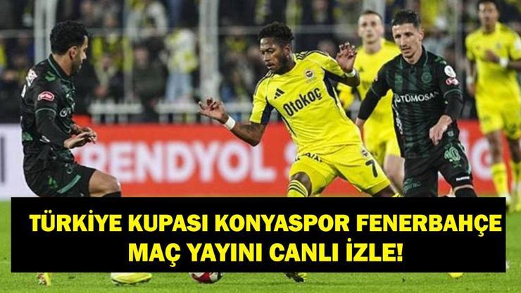  Türkiye Kupası Çeyrek Finali Konyaspor Fenerbahçe Maçı ATV Canlı İzle!