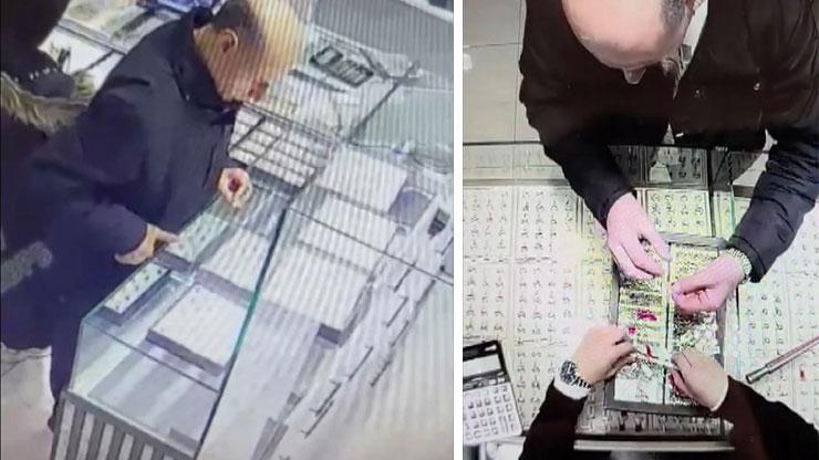 Kuyumculardan ‘deneme’ bahanesiyle yüzük çalan şüpheli yakalandı