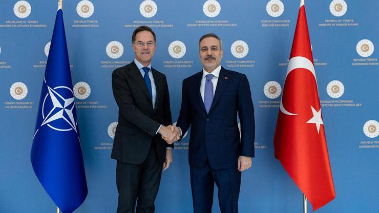 Hakan Fidan, NATO Genel Sekreteri Rutte ile görüştü