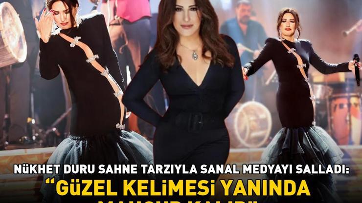 Nükhet Duru sahne tarzıyla sanal medyayı salladı: Güzel kelimesi yanında mahcup kalır