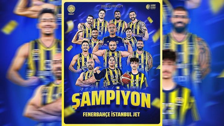 Galatasaray'ı yenen Fenerbahçe, EuroCup 1 Finallerinde şampiyon oldu