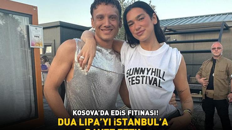 Kosovada Edis fırtınası esti Ünlü şarkıcı Dua Lipayı İstanbula davet etti