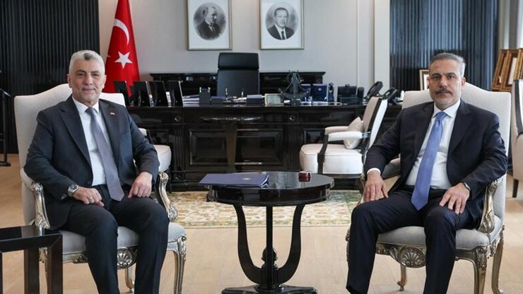 Dışişleri Bakanı Hakan Fidan, Ticaret Bakanı Ömer Bolat ile görüştü