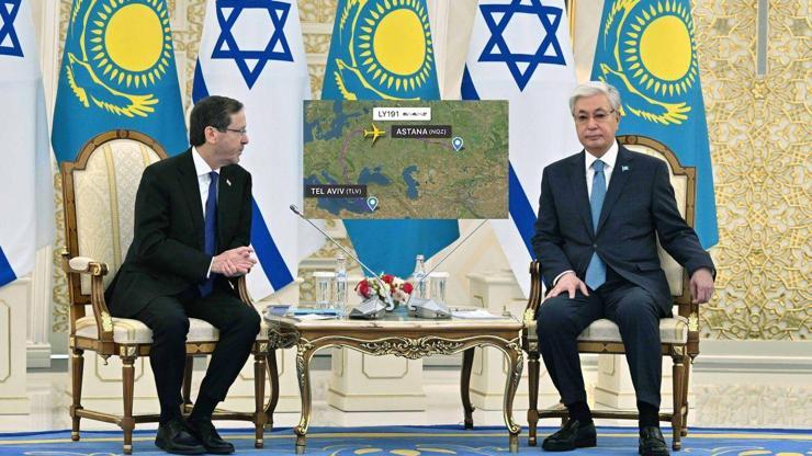 İsrail Cumhurbaşkanı Herzogun uzun rotası: Türk hava sahasına giremedi, Kazakistana varması 8 saat sürdü
