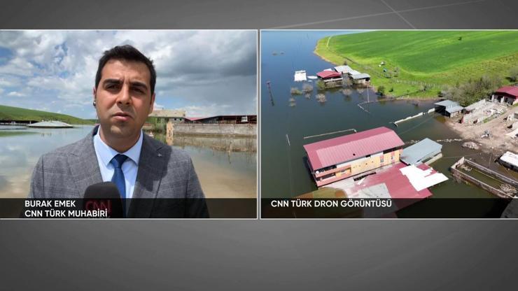 CNN TÜRK sahada: Ambar Barajı kapakları açıldı… Boşaltılan 10 ev su altında kaldı