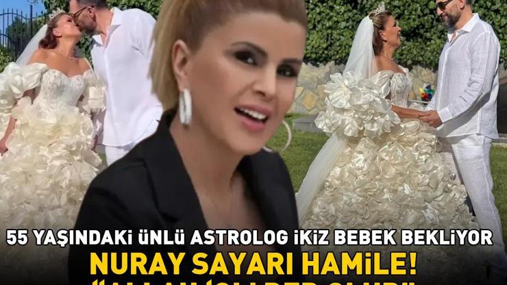 Nuray Sayarı hamile 55 yaşındaki ünlü astrolog ikiz bebek bekliyor Allah ‘ol’ der olur