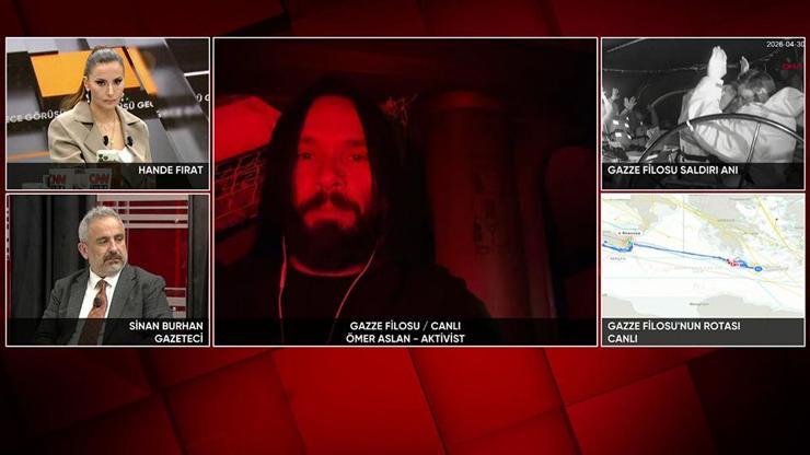 Sumud Filosu’ndaki Türk aktivist CNN TÜRKe konuştu