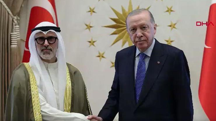 Cumhurbaşkanı Erdoğan, Kuveyt Dışişleri Bakanı es-Sabah'ı kabul etti