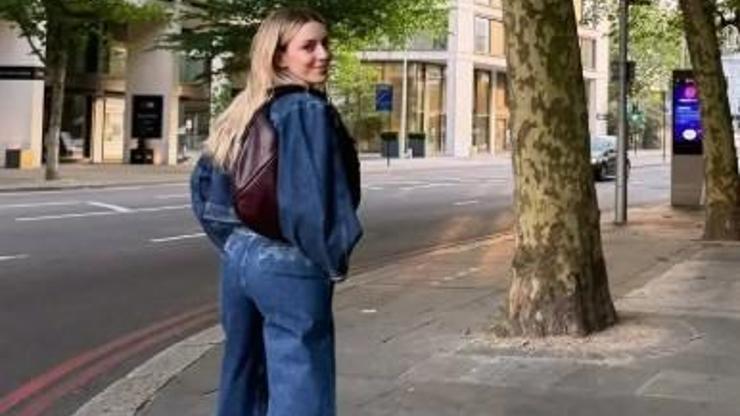 Sinem Kobal Londra sokaklarında tarzıyla göz kamaştırdı
