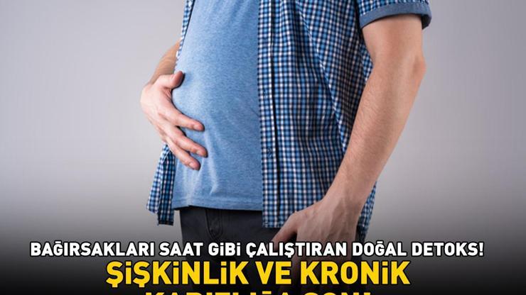 Şişkinlik ve kronik kabızlığa son Gece yatmadan önce 1 kaşık tüketmek yetiyor Bağırsakları saat gibi çalıştıran doğal detoks