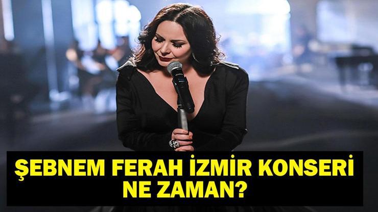 İZMİR ŞEBNEM FERAH KONSERİ NE ZAMAN? Şebnem Ferah İzmir Konser Bileti Ne Zaman Satışa Çıkacak Konser Nerede Olacak? İşte Bilet Fiyatları...