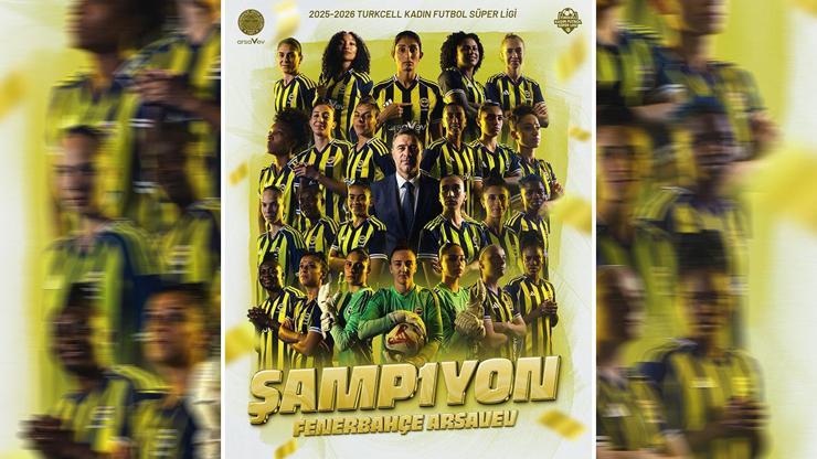 Kadın Futbol Süper Ligi'nde şampiyon Fenerbahçe arsaVev