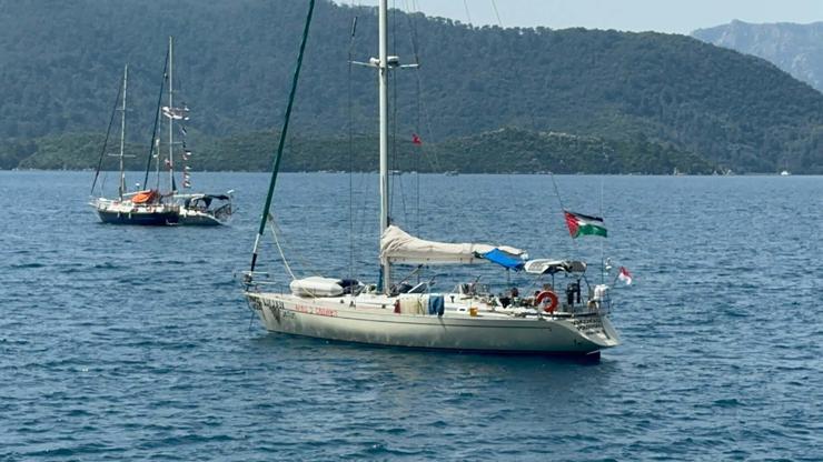 Küresel Sumud filosu Marmaris'te Küresel Sumud filosu Marmaris'te